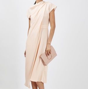 Topshop Pink Origami Dress